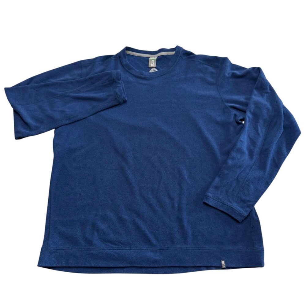 Stio Fleece Pullover Turpin Mens XL Blue Long Sleeve Crewneck Casual Outdoor Top